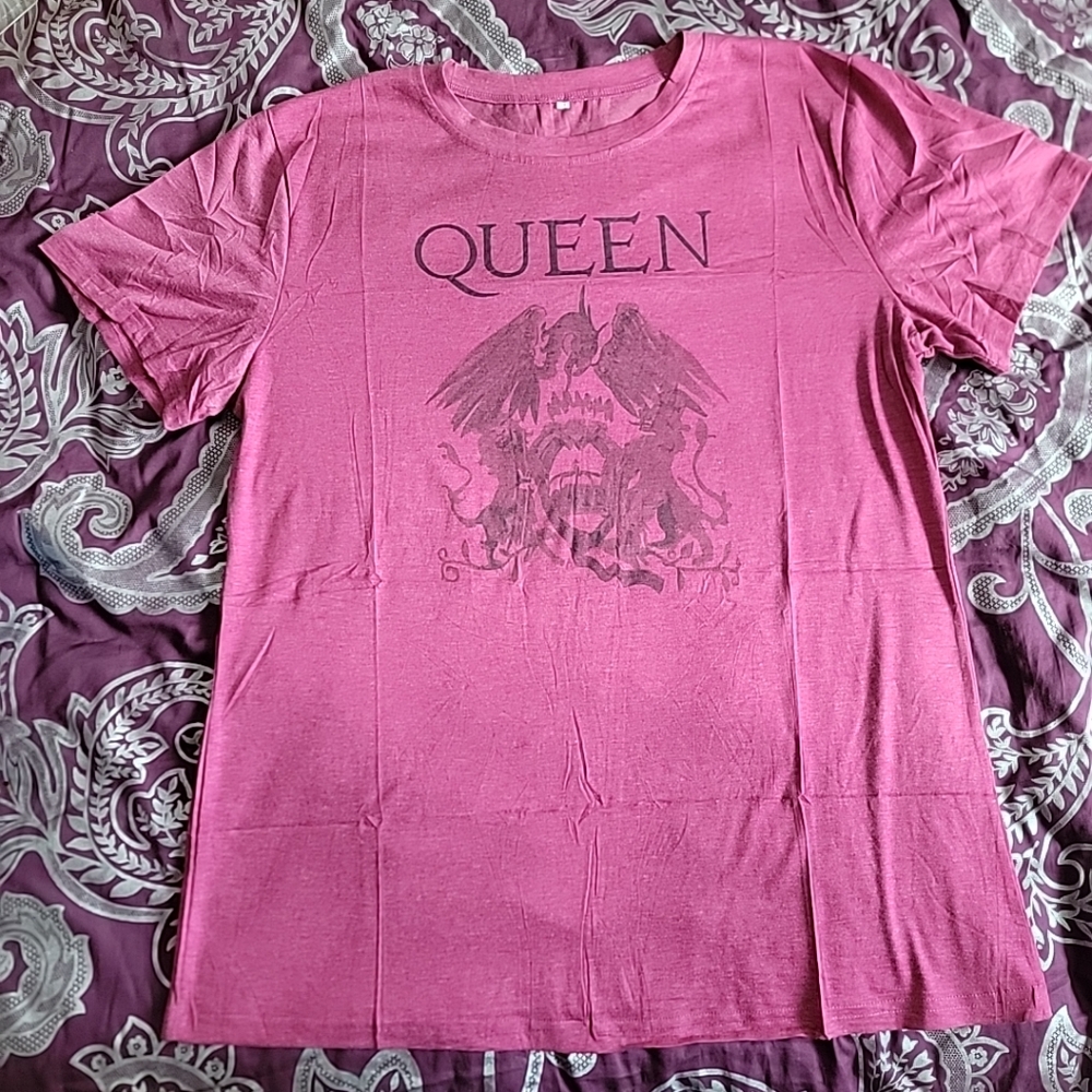 Pink Queen Graphic T-Shirt Womens XL